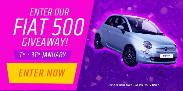Fiat 500 giveaway